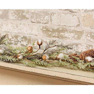 Mini Cotton & Pine Garland, 5ft - The Fox Decor